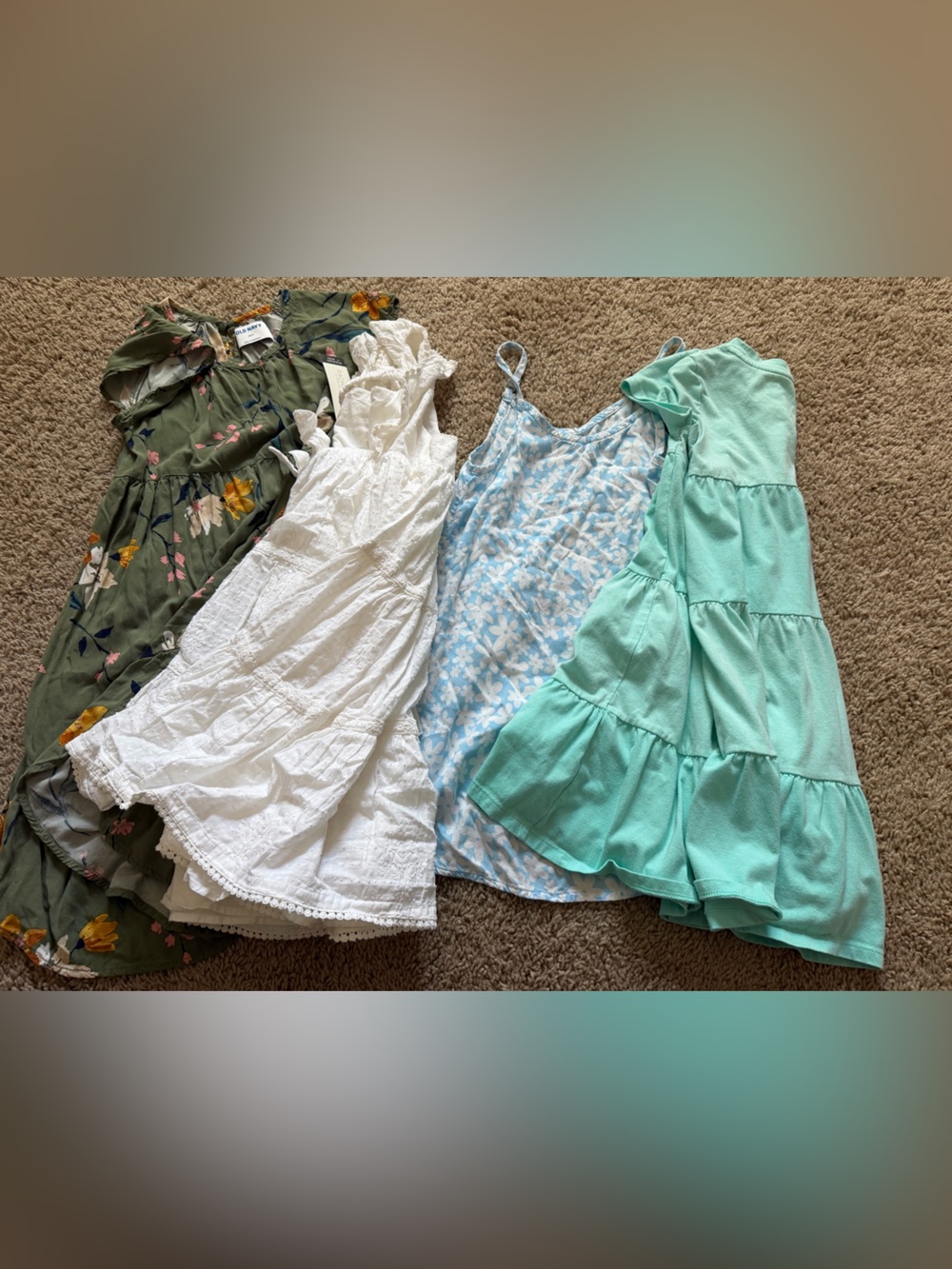 Girls Mixed Summer Dresses Bundle -  size 6/7